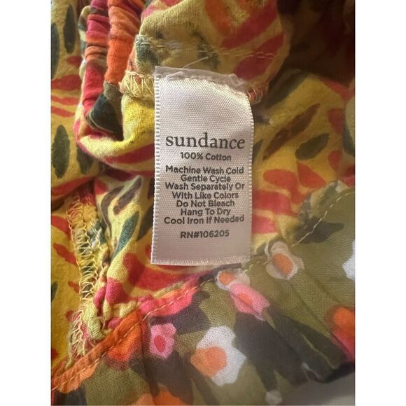 Sundance yellow and red cotton shorts - Picture 5 of 5